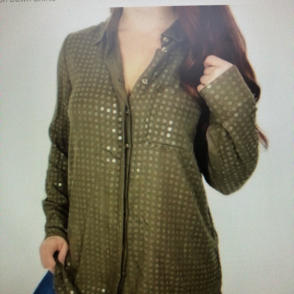 NWOT Maeve Sequin Tunic